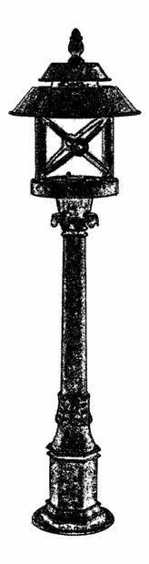 Lampă de podea pentru exterior Delta (maro)