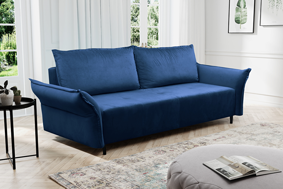 Canapea două locuri Naples Sofa (Albastru închis)