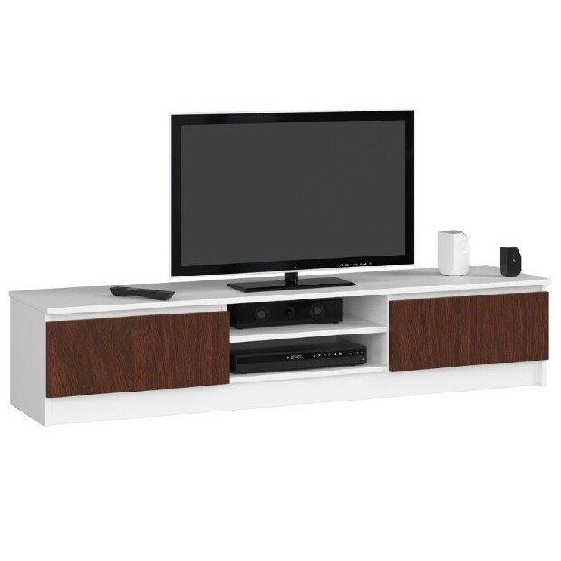 TV asztal Katalina (fehér + wenge)