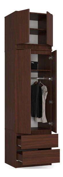 Ormar za garderobu Sahil (wenge)