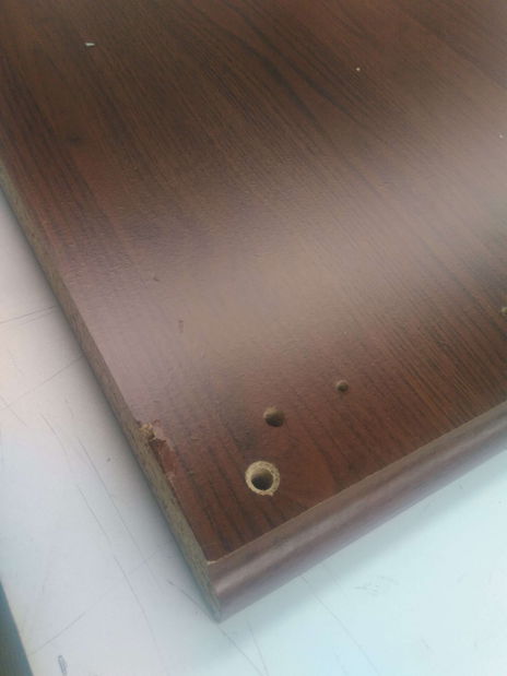 Comodă de colț KENT EKOM 1DSN (castan) *resigilat