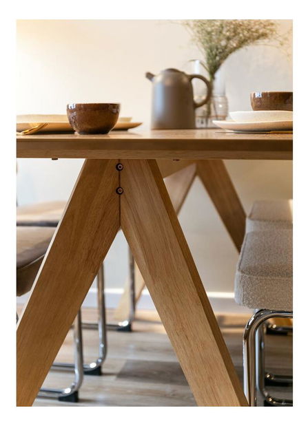 Jedálenský stôl Amey (pre 6 osôb) (dub prírodný)