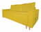 Pohovka trojsedačka Scavid (žltá)