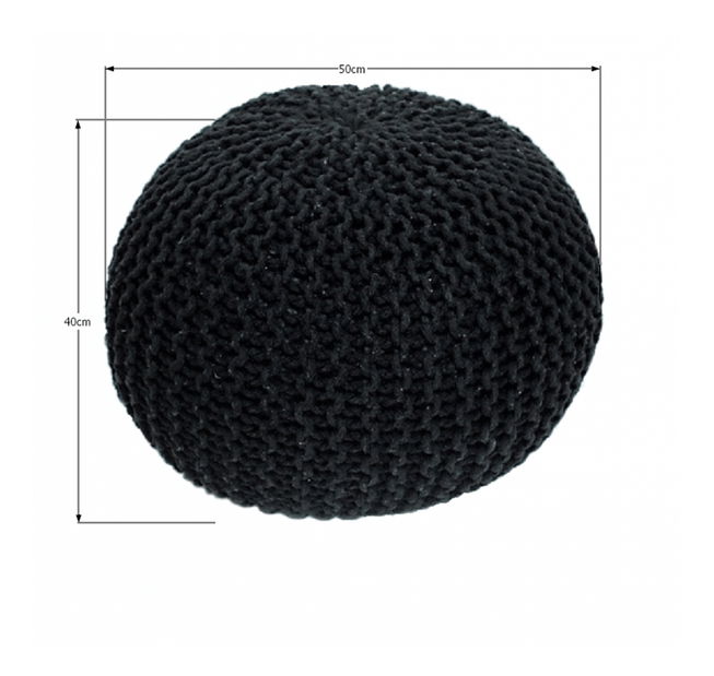 Taburetka Ganor Typ 1 (čierna)