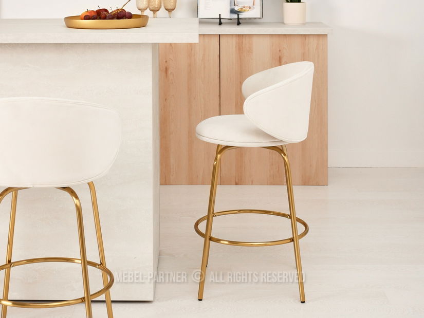 Scaun Jared (crem + auriu) *resigilat