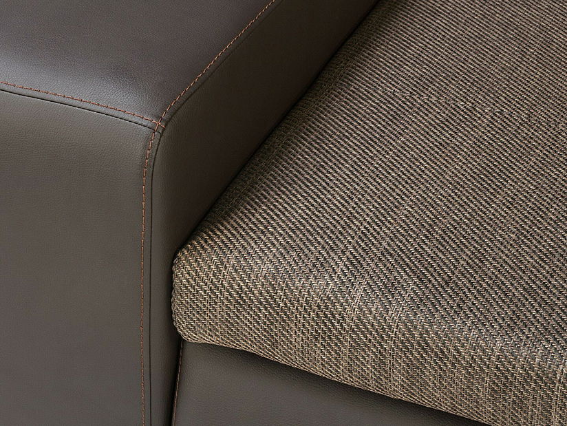 Rohová sedačka BRW Marina II Lux 3DL.URC sivá (P)