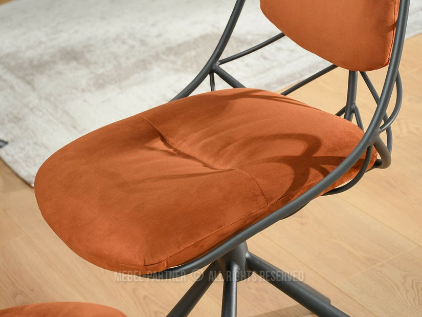 Stolička Brooklyn (medená + čierna)