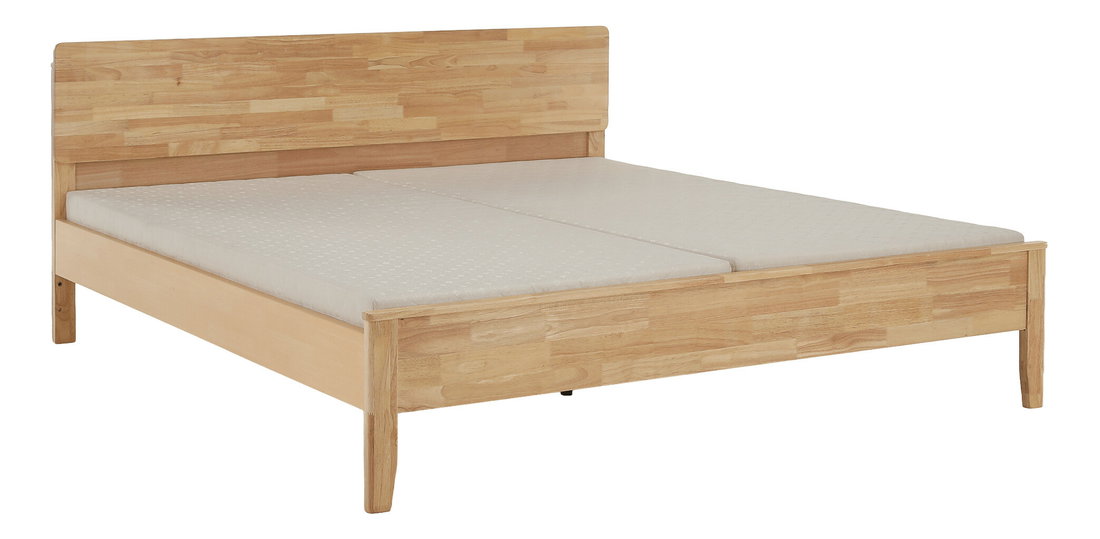 Pat matrimonial 180 cm Novedades (natural) (cu somieră)