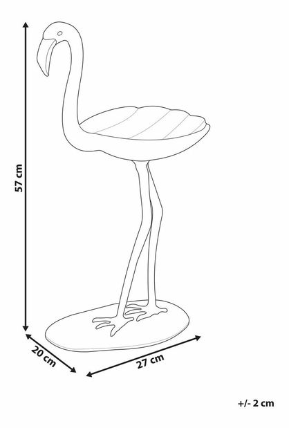 Dekoratívna figúrka Stockton (zlatá) 