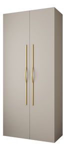 Dulap de haine 110 cm Carmela 40-2 (Cașmir + Auriu)