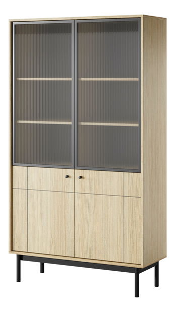 Vitrină Japandan (stejar Linea) *vânzare stoc