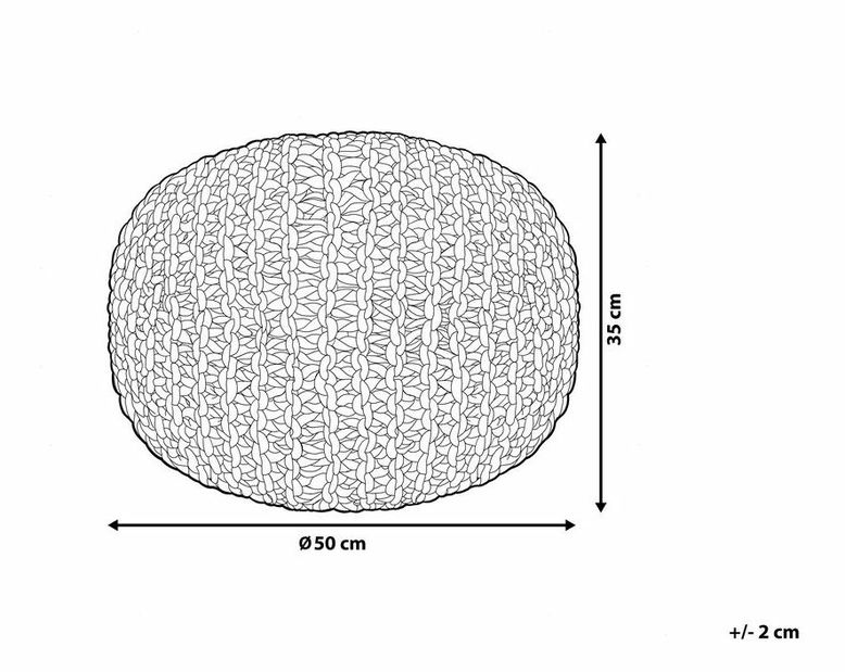 Tabure 50x35 cm Conover (bej deschis)