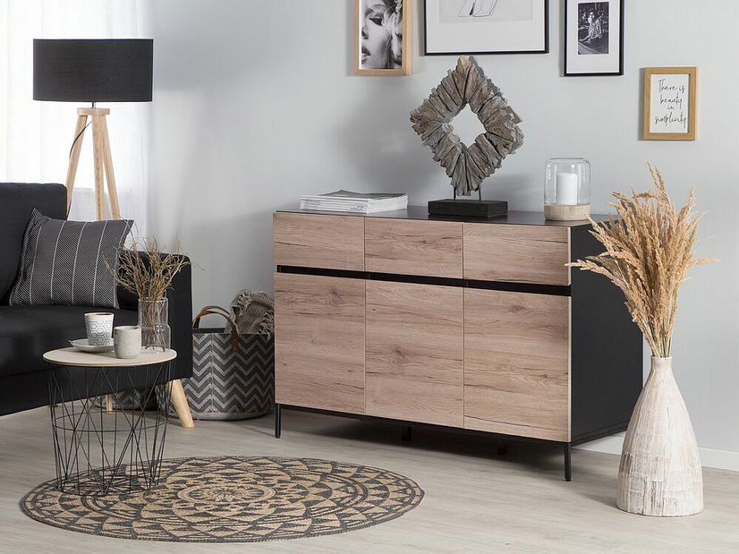 Komoda Serviceton (svetlé drevo)