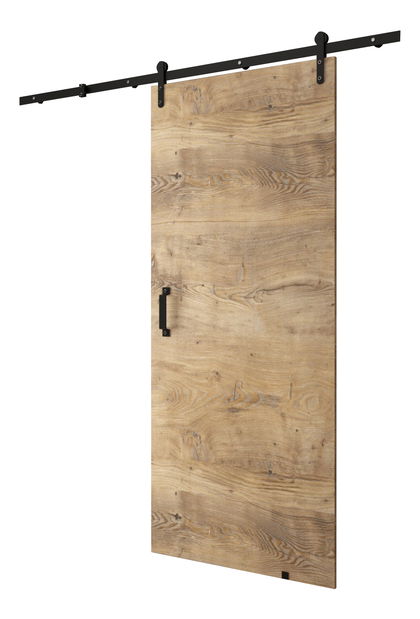 Klizna vrata 90 cm Philomena I (kesten + crna mat)