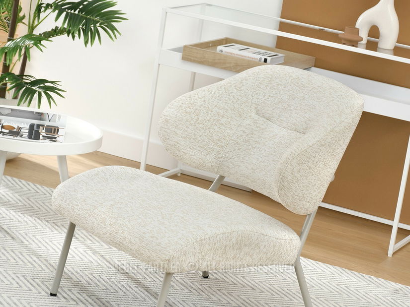 Fotel Estrida F (krém + szürke)