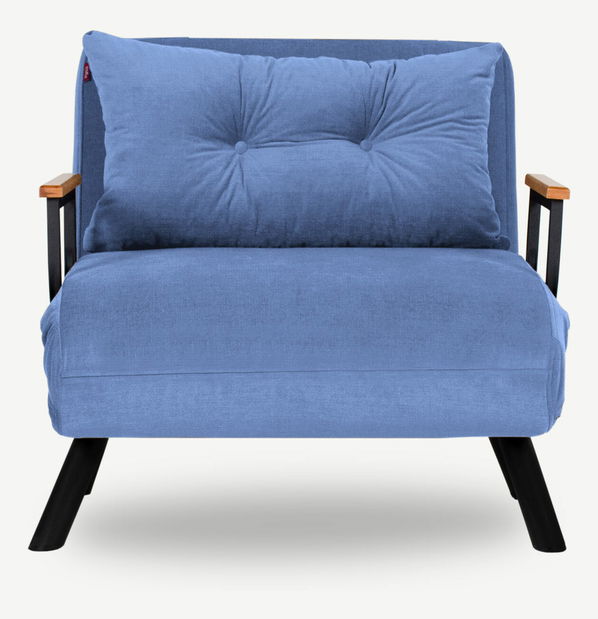 Rozkladacie kreslo Sandy (modrá)