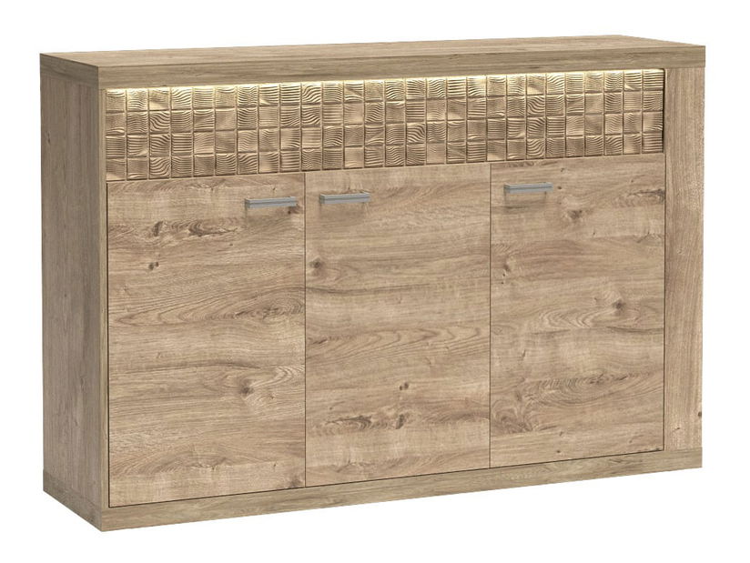 Komód Nature 08 (LED világítással) (ribbeck tölgy)