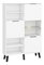Regál Shela SVN-09 (fehér + fehér fényes)