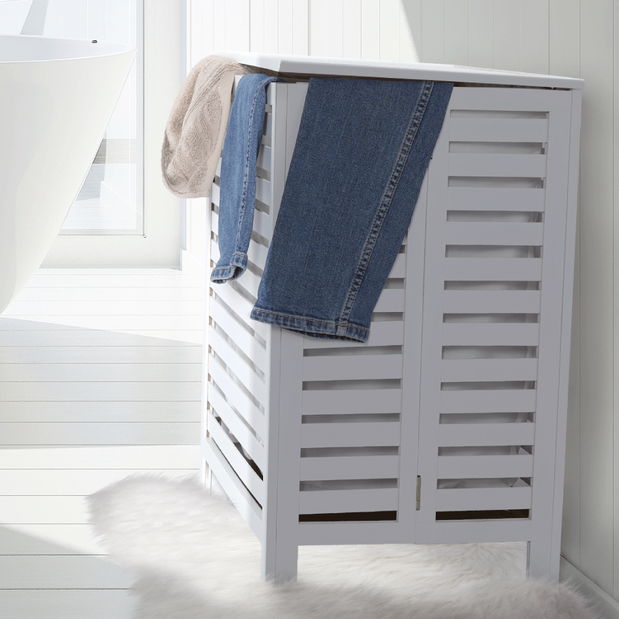 Koš za rublje Menko (bijela)