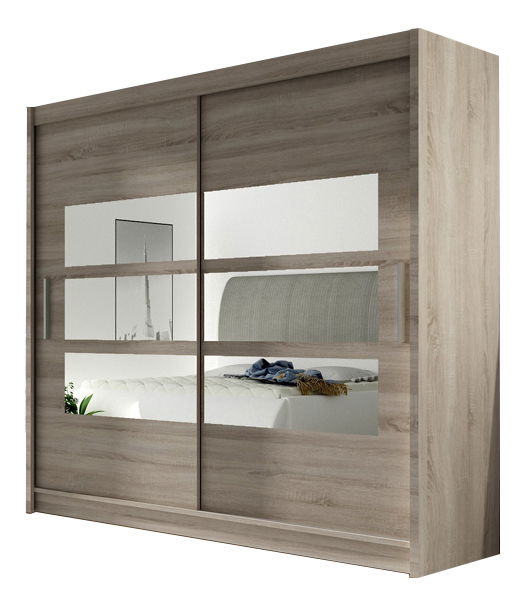 Šatníková skriňa Baker III (trufla)