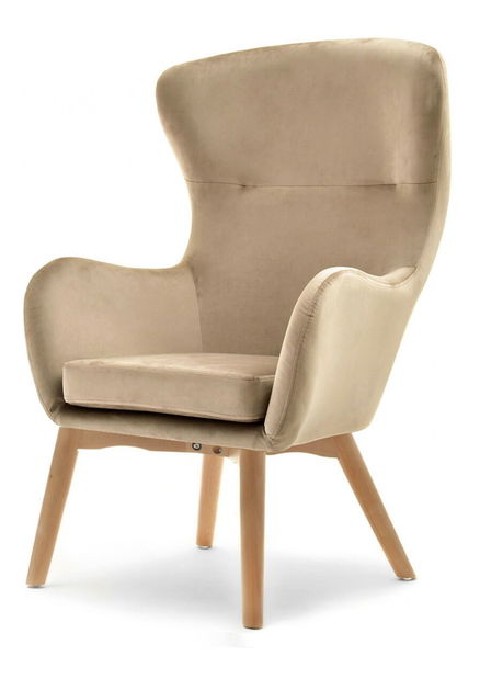 Fotoliu Leto (bej + negru)