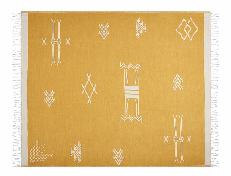 Deka 130 x 170 cm Jalza (žltá)