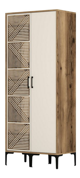 Dulap de haine Kiara PS (Nuc + Crem)