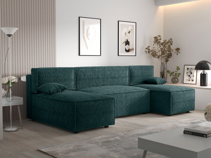 Colțar în formă de U Mirage U Sed (verde închis)