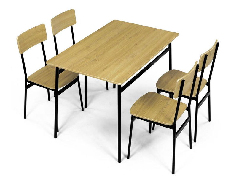 Blagovaonski set Anasagasti 2 (divlji hrast) (za 4 osobe)