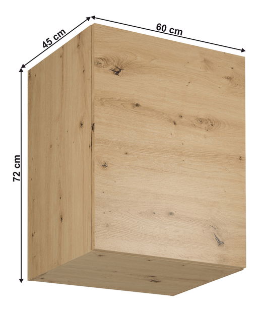 Dulap superior de bucătărie G60G Langari (stejar artisan) (S)