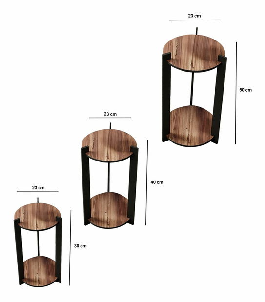 Stalak za cvijeće Florissimo R (orah)