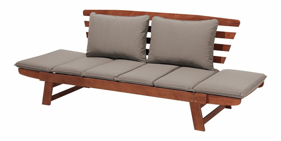 Vrtna klupa Pordenone (tamno drvo)