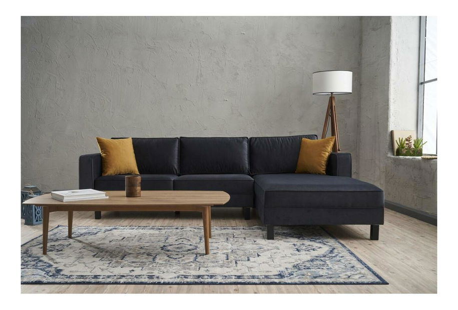 Sarokkanapé Kalen 1 (J) (antracit zamat)