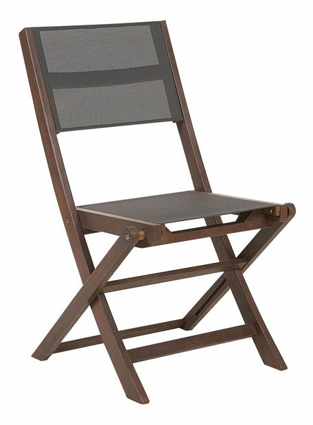 Set 2 ks záhradných stoličiek Canela (sivá)