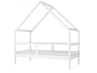 Dječji krevet 80 cm Pamuk (bijela) (s podnicom)