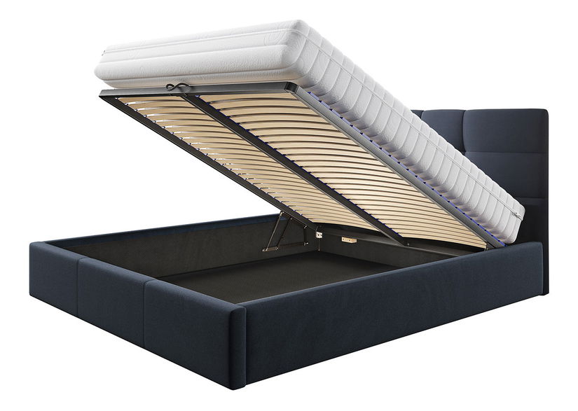 Bračni krevet 160cm Kendall (tamnosiva)