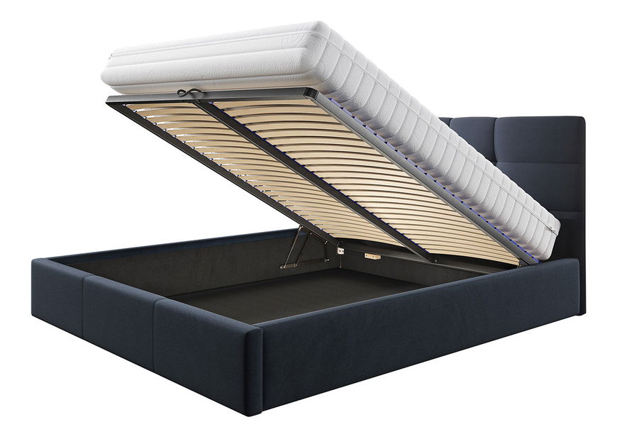 Bračni krevet 160cm Kendall (tamnosiva)