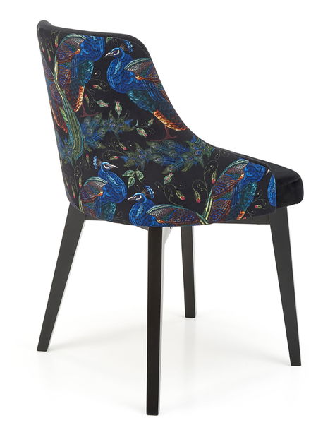 Jedálenská stolička Edo (čierna)