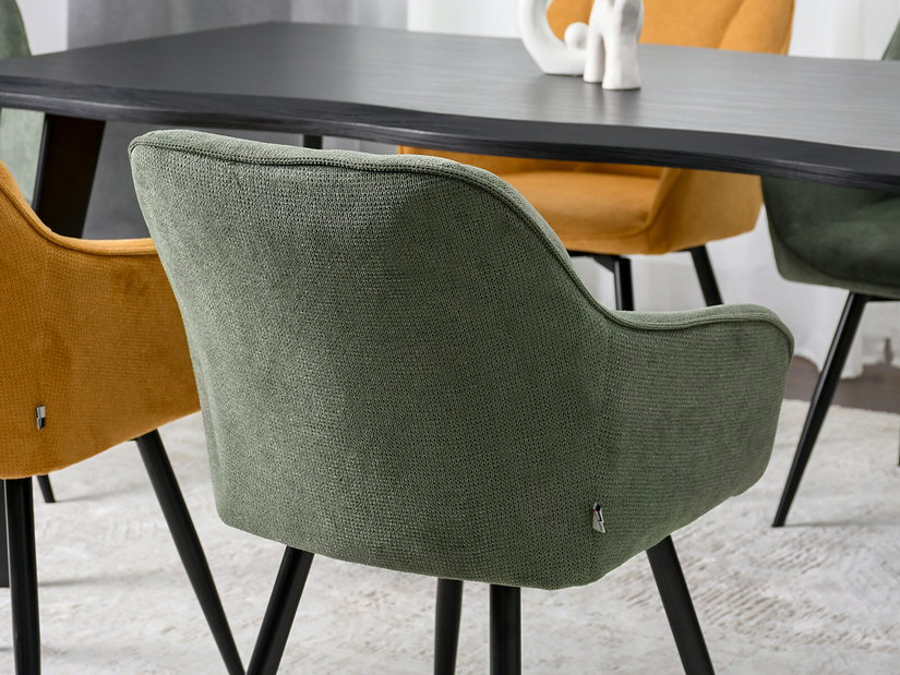 Scaun Bonita (verde + negru)
