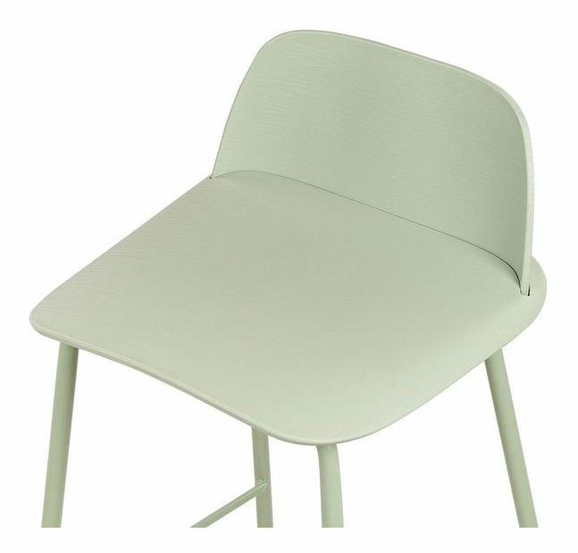 Set 4ks barových stoličiek Morza (zelená)