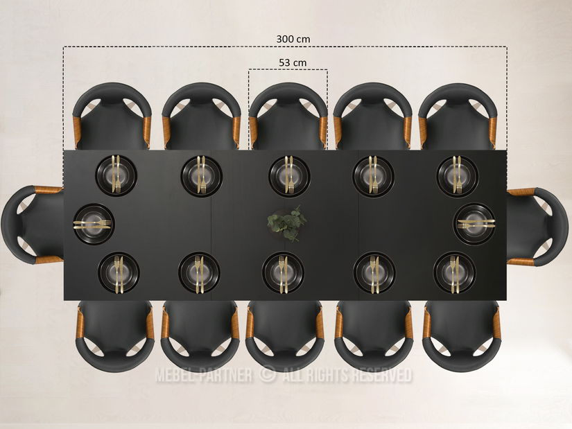 Masă sufragerie Nadador (nuc)