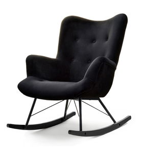 Relaxačné kreslo Laurentino (čierna)
