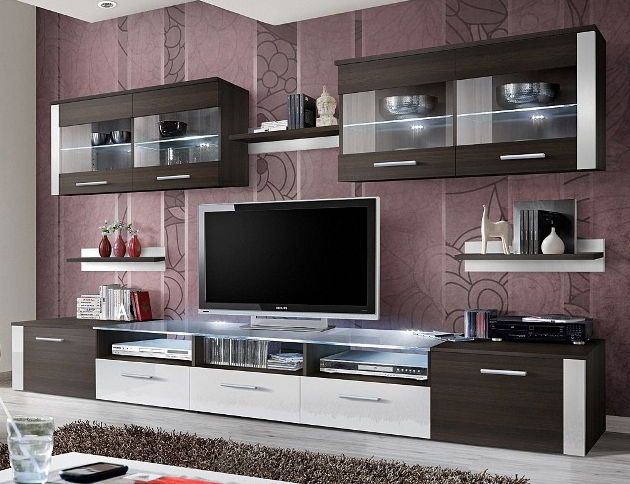 Obývacia stena Zoom 21 EMW ZO (s osvetlením)