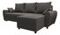 Sarok ülőgarnitúra Fleur L (sötétszürke) (J)