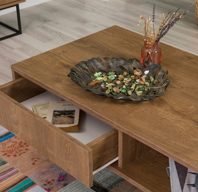 Set za dnevni boravak Laxi 1 (orah + crna)