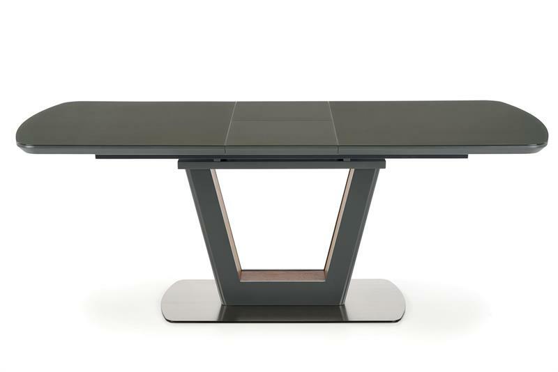 Széthúzható étkezőasztal 160-240 cm Billie (antracit) (6 8 fő részére)