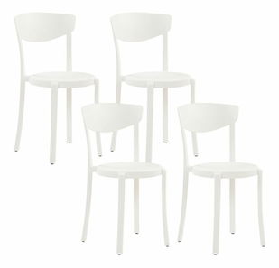 Set blagovaonskih stolica (4 kom.) Valerie (bijela) *outlet moguća oštećenja