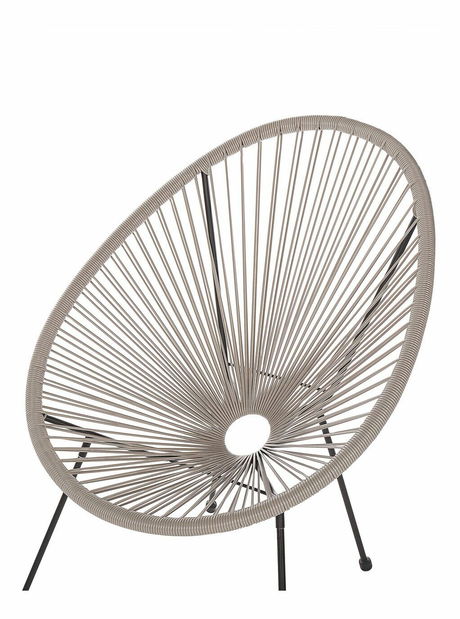 Set 2ks. záhradných stoličiek Alvarez II (svetlosivá)