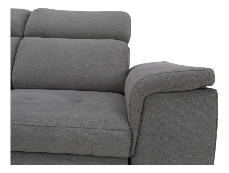 Rohová sedačka Taisha (sivá) (L)