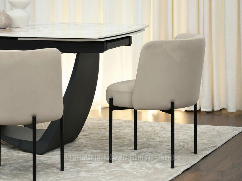 Scaun sufragerie Colegio (bej + negru)